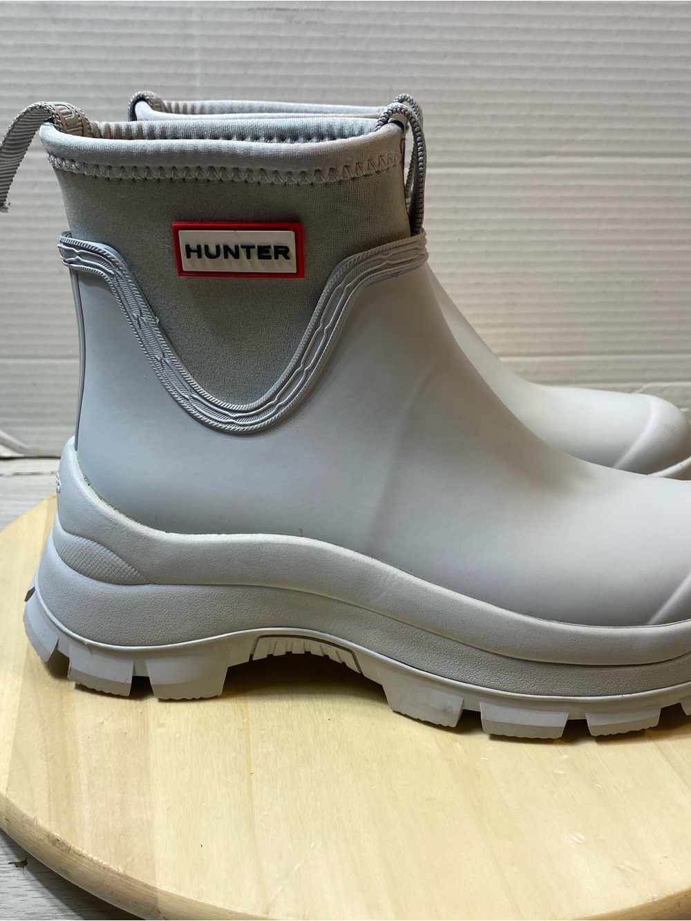 Hunter Women’s Heloise Balmoral Hybrid Rain Boots Gray Size USA  8 New!